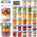 CycleMore 6 oz Mason Jars with Split Bands, 30 Pack Canning Jars by CycleMore