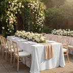 Fitable 6 Pack White Table Cloths 70x120 Inch for 6-8 Ft Rectangle Tables - Image 2
