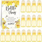 TrelaCo 20 Pcs Bottle Chug Game, Bee Theme Baby Shower Favors, Yellow by TrelaCo