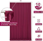 50ft x 10ft Wrinkle Free Burgundy Wedding Backdrop Curtains for Party Bridal Shower Reception Decorations Burgundy Fabric Curtain Backdrops Drapes for Photography Baby Shower Birthday Background - Image 5