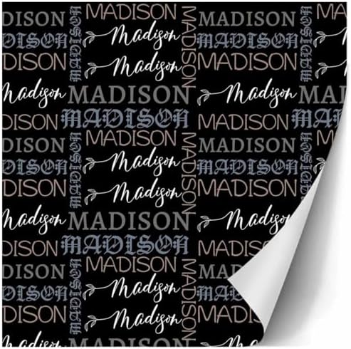 AOFUN Personalized Gift Funny Christmas Wrapping Paper Funny Christmas Wrapping Paper With Name Logo Cool Wrapping Paper Custom Gift Wrapping Paper 5 Rolls 58" x 23" - Image 3
