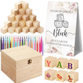 Marsui 136 Pcs Baby Shower Blocks to Decorate Game Kit, Floral by Marsui