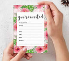 Pack Of 30, You're Invited Invitations With Envelopes, Floral Invites for Your Wedding, Bridal Shower, Baby Shower, Birthday Invites Fill-In Style 5 X 7 Inches - Image 5
