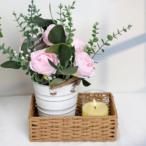 Wedding Pink Flower Table Centerpieces - 6 PCS, 10 Inches - Image 6