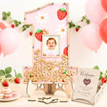 The Real Bossy Baby Berry First Birthday Memory Guestbook Keepsake Frame – Luxury 1st Birthday Guest Book Alternative & Photo Display – Capture Birthday Wishes, Family Messages and Memories From Your Baby’s First Year - Strawberry Birthday Theme by TheRealBossyBaby