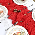 16 Pack 23 x 120 Inch Red Table Runner 10Ft Cheesecloth - Image 4