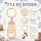 Vesici 25 Set/150Pcs Cowboy Baby Shower Party Favors, It's A Boy - Image 3
