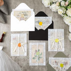 Fullhawl 250 Pcs Vellum Jackets for 5x7 Invitations Bulk,Rose - Image 4
