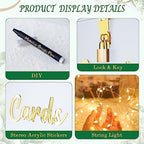 Frosted Acrylic Card Box for Wedding with Lock, Gift Card Box for Party - Image 4