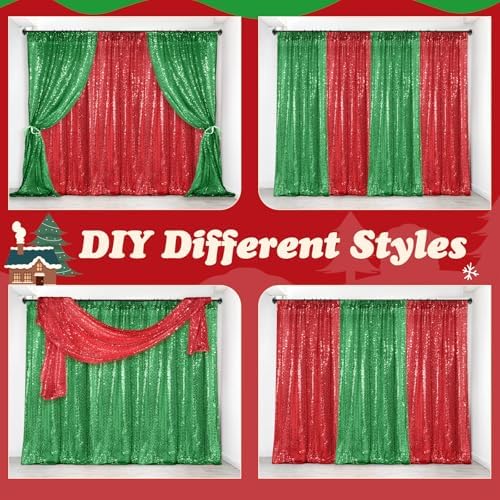 SmoothNovelty 137 Pcs Red White Blue Balloons Arch Kit Backdrop Red Green - Image 6