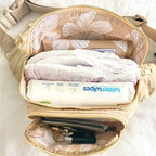 Ditty Co. - Lanikai Small Diaper Bag - Portable Changing Pad - Crossbody Bags For Women - Fanny Pack - Baby Travel Essentials (Natural Tan) - Image 5