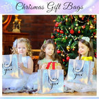 Sweetude 30 Thank You Non Woven Gift Bag, 11 x 12 x 5 Inch, Laser - Image 4