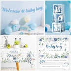 cocomigo Blue Boy Baby Shower Decorations, All-in-One Set for 20 Guests - Image 6