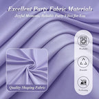 30 ft x 10 ft Wrinkle Free Lavender Backdrop Curtain for Parties, Polyester Light Purple Photo Backdrop Drapes 6 Panels 5x10ft for Baby Shower Photoshoot Wedding Birthday Party Photography Curtains - Image 4