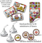 Amanda Creation Deluxe Viking Birthday Party Bundle Includes 20 Each of Invitations & Thank You Cards with Envelopes + 2 Sizes of Stickers, Mini Candy Bar Wrappers & Water Bottle Labels! - Image 4