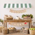 3 Pcs Locally Grown Baby Shower Decoration Set, Farmer Market Party Decor by Tallew