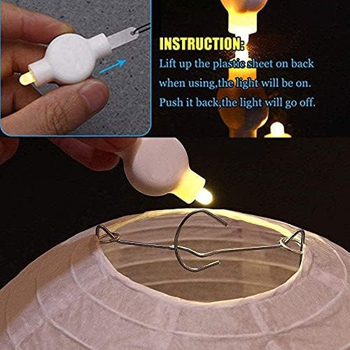 30 Pack Paper Lantern Lights ,Battery Operated, Warm White,Last 36 Hours - Image 3