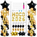2 Sets Homecoming 2026 Balloon Column Stand Party Decorations Kits with Balloons Class of 2026 Hoco Balloon Tower Stand Kit for Homecoming Prom Party Photo Booth Props Backdrop Decor Party Supplies by Unknown
