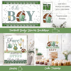 Football Baby Shower Decorations Kit, American Football Baby Shower Supplies, Touchdown Oh Boy Backdrop, Pastel Balloon Garland, Boxes for Boys Party Theme - Image 5