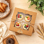 50Pcs 6x6x3 Inch Cookie Boxes with Window, Boxes for Baked Goods - Image 2