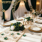 NUPTIO Green Flower Ball Centerpieces: Artificial Rose for Table, 9.4 Inch - Image 4