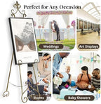 60” H Vintage Easel Stand for Sign Metal Adjustable - Image 7