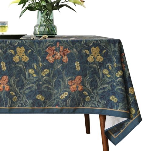 patdrea Designer Floral Vintage French Tablecloth,Rectangular,102"x63" by Welcometopatdrea