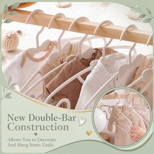 Wooden Baby Shower Crate Closet with Hanger and Rack - Image 3