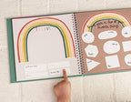 Lucy Darling Baby Memory Book – Little Rainbow | First 5 Years Journal & Photo Album | Gender-Neutral Milestone Keepsake for Baby Boy or Girl | New Mom Gift - Image 3