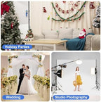 EMART Backdrop Stand 10x7FT Adjustable Back Drop Stand for Party Photoshoot - Image 6