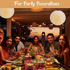 2 Pack 30 Inch Large Paper Lanterns White Hanging Lantern for Decor - Image 5