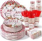 200 Pcs/25 Set The Apple of Our Eye Baby Shower Party Decoration by Romooa