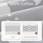 Yoofoss Baby Sleep Sack 6-12 Month 0.5TOG 100% Organic Cotton 2-Way Zipper - Image 3
