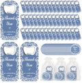 50 Set Wedding Favors for Guests Cielito Lindo Party Favors Blue Fridge Magnet Bottle Opener Thanks Cards with Organza Bags Wedding Thank You Gifts Bulk for Bridal Baby Shower Decorations by Stuffygreenus