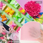 Light Pink Tissue Paper for Gift Bags - 1000 Sheets 20 X 30 Inch Wrapping Tissue Paper Bulk Red Packaging Paper for Gift Wrap Art Crafts DIY Filler Flower Valentines Christmas Birthday Wedding, 7Q-TS - Image 5