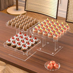 3 Piece Acrylic Cupcake Stand, 12 Inch Dessert Display Set for Party - Image 6