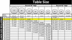 Polyester Round Tablecloth 120" Ideal for 60 inch round table (Mustard) - Image 3