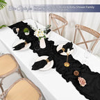 50 Pack Black Cloth Napkins 20x20Inch Cheesecloth Napkins - Image 5