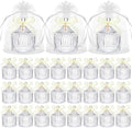 24 Sets Baptism Favors Crystal Bowl Cross Communion Baby Shower by Acellegic