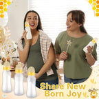 Trelaco 12 Pcs Baby Shower Bottle Chug Game, Bee, Yellow - Image 5
