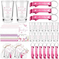 Blushtier 25 Sets Baby Shower Shot Glass Bottle Opener, Butterfly by Blushtier