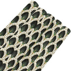 pnyoin Merry Christmas Wrapping Paper Roll,Elegant Fan Art Green Gift Wrap Perfect for Xmas,Birthday,Weddings, Brides, Holidays, Baby Showers，58 x 23 inches,5 Roll - Image 6