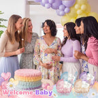 Threehoney 12 Pcs Baby Shower Mini Carriage Decoration, Multicolor - Image 5