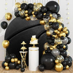 Black Basketball Round Backdrop Cover Basketball Match Sports Theme Round Arch Backdrop Cover for Men Fans Kids Boys Baby Shower Birthday Party Decorations Photography Background 5ft - Image 2