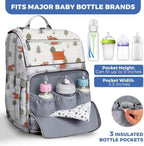 PILLANI Baby Diaper Bag Backpack - Baby Bag for Boys & Girls, Toddler Backpack, Large Capacity Travel Diaper Bags w/Changing Pad, Waterproof Diaper Backpack - Best Shower Gifts for Boys - Baby Stuff - Image 3