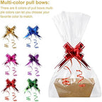 Canlierr 50 Pcs Gift Baskets, Kraft Trays with Handles,10 x 7 x 3 Inches - Image 5