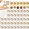 AuroTrends 1.5oz Mini Hexagon Honey Jars 60-Pack with Lids & Dippers by AuroTrendsDirect