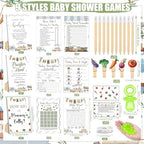 476 Pcs Locally Grown Baby Shower Games, 9 Style Baby Shower Activities - Image 3