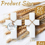 50 Pcs Cross Soap Baptism Favors for Baby Shower - Image 2