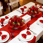6 PCS Red Roses Flower Balls for Centerpieces - Image 3